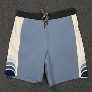 Katin Swim Trunks Boys 26 Blue No Liner Stretch Board Shorts Hybrid Kids